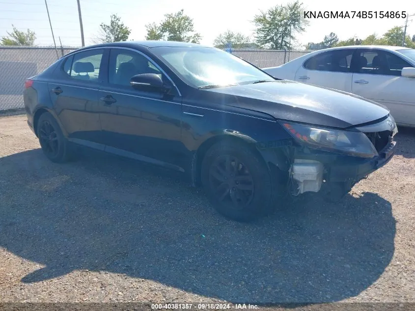 KNAGM4A74B5154865 2011 Kia Optima Lx