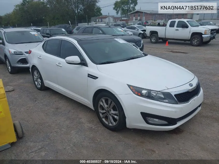 KNAGN4A71B5177632 2011 Kia Optima Ex