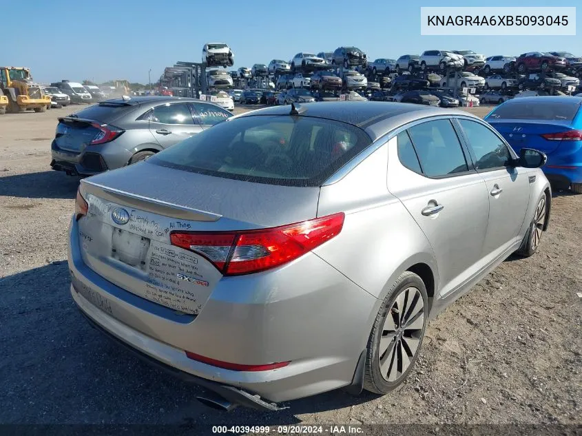 2011 Kia Optima Sx VIN: KNAGR4A6XB5093045 Lot: 40394999