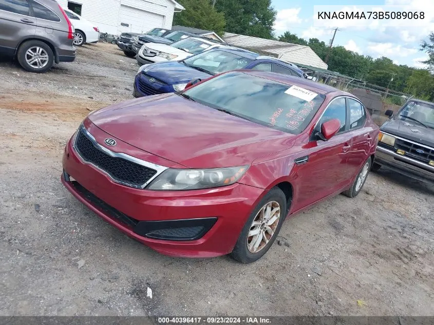 2011 Kia Optima Lx VIN: KNAGM4A73B5089068 Lot: 40396417