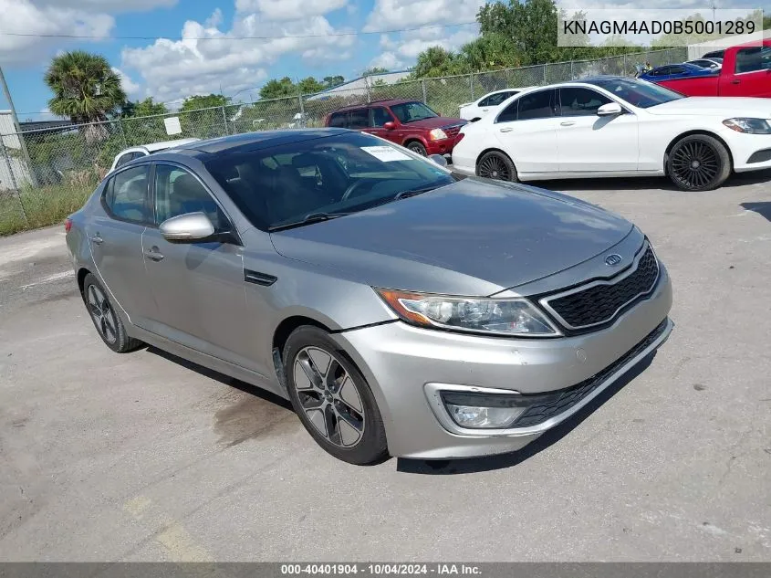 KNAGM4AD0B5001289 2011 Kia Optima Hybrid Ex