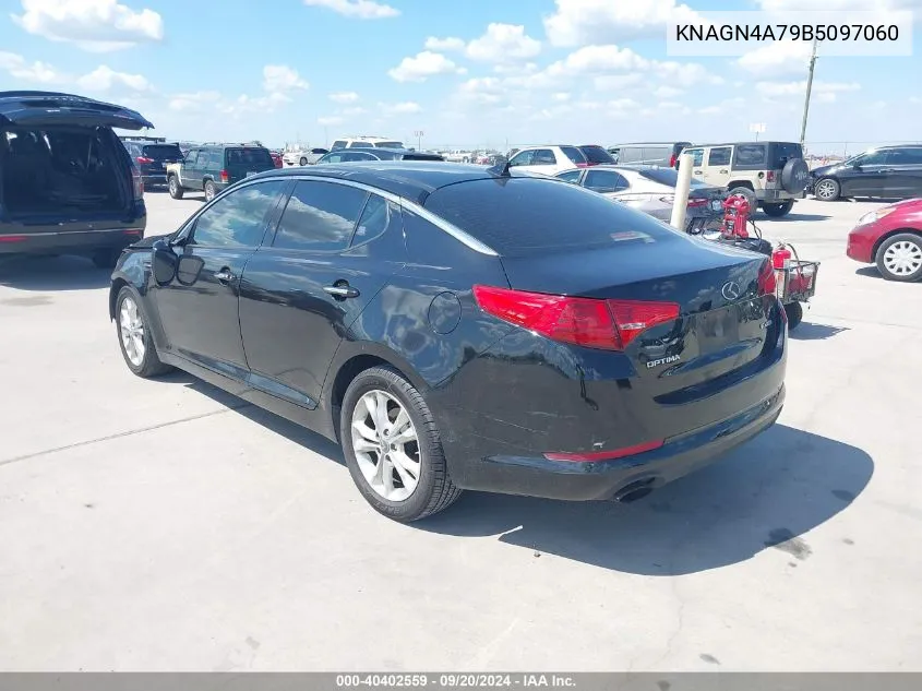 2011 Kia Optima Ex VIN: KNAGN4A79B5097060 Lot: 40402559