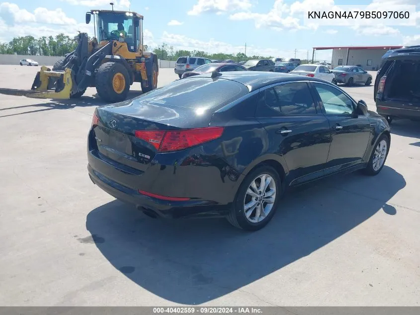 2011 Kia Optima Ex VIN: KNAGN4A79B5097060 Lot: 40402559