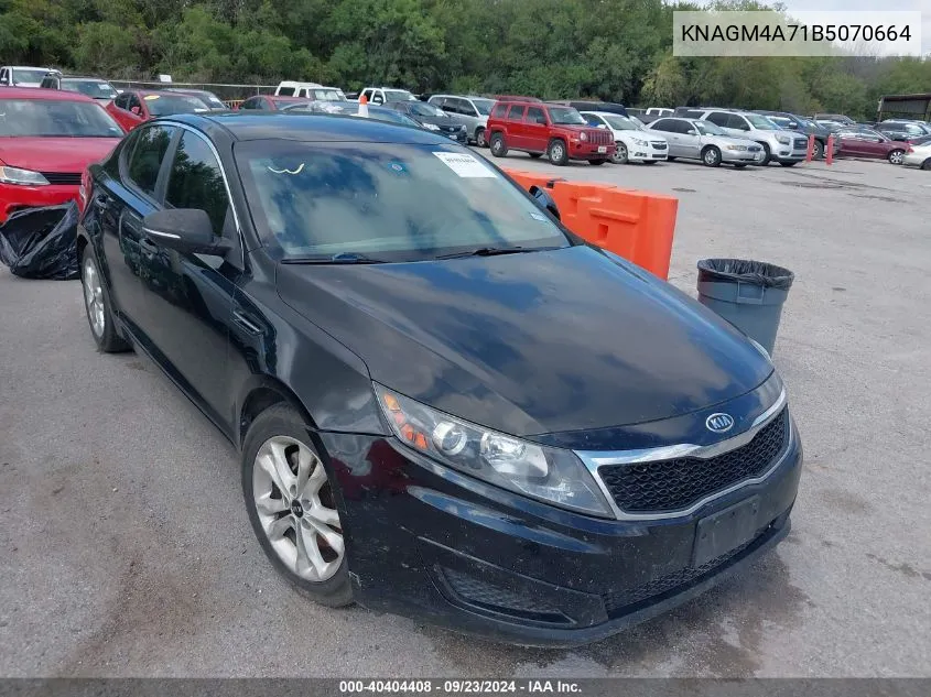 2011 Kia Optima Lx VIN: KNAGM4A71B5070664 Lot: 40404408