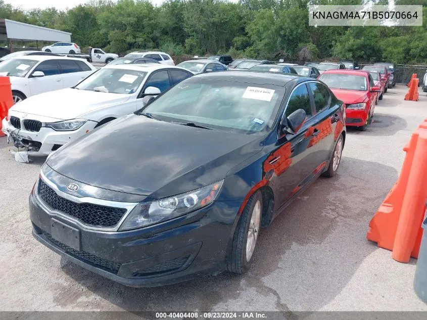 KNAGM4A71B5070664 2011 Kia Optima Lx