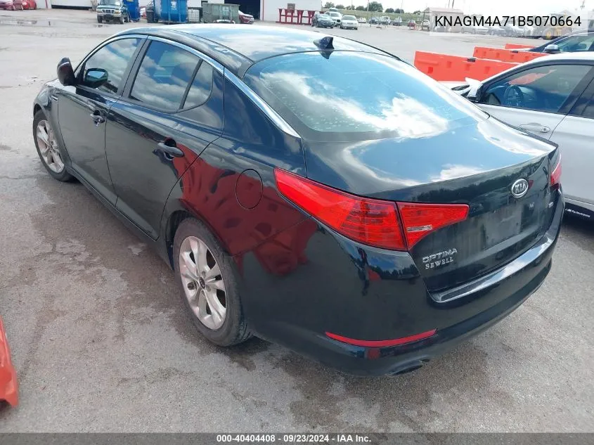 2011 Kia Optima Lx VIN: KNAGM4A71B5070664 Lot: 40404408