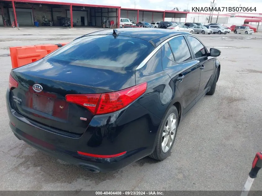 2011 Kia Optima Lx VIN: KNAGM4A71B5070664 Lot: 40404408