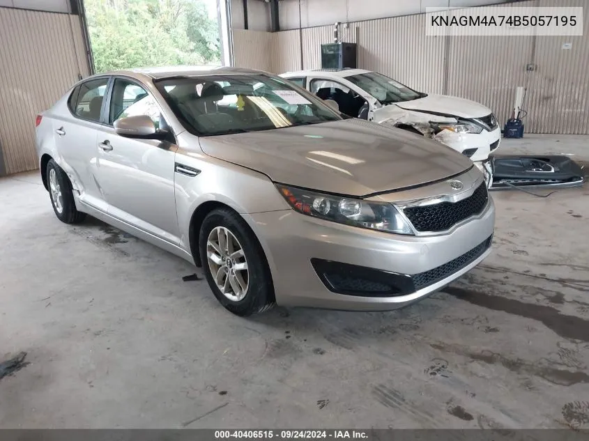 2011 Kia Optima Lx VIN: KNAGM4A74B5057195 Lot: 40406515