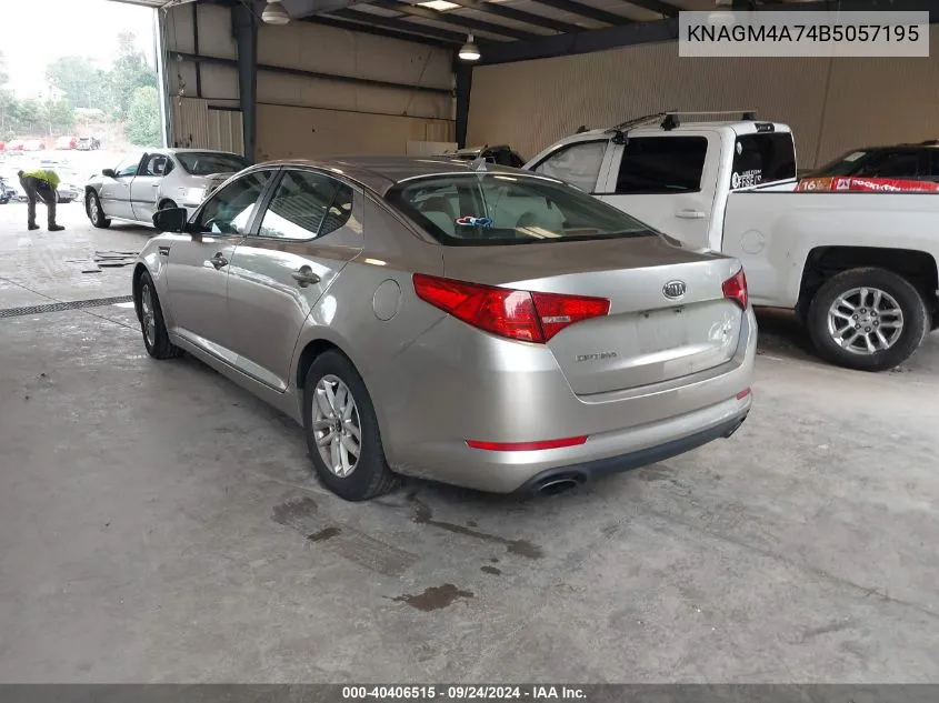 KNAGM4A74B5057195 2011 Kia Optima Lx