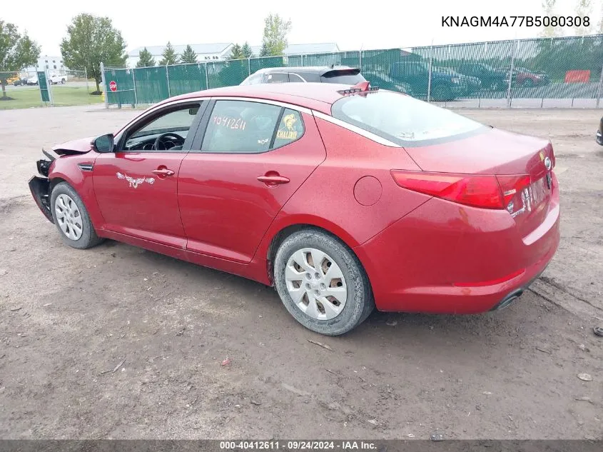 KNAGM4A77B5080308 2011 Kia Optima Lx