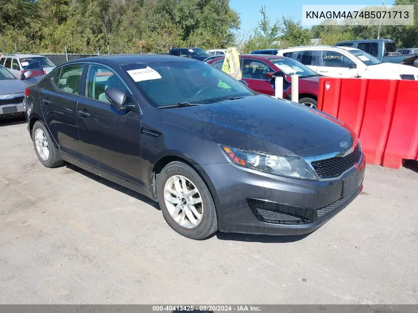 2011 Kia Optima Lx VIN: KNAGM4A74B5071713 Lot: 40413425