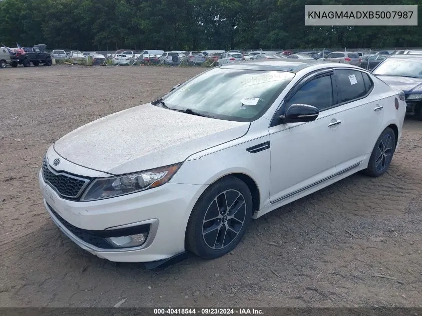 KNAGM4ADXB5007987 2011 Kia Optima Hybrid Ex