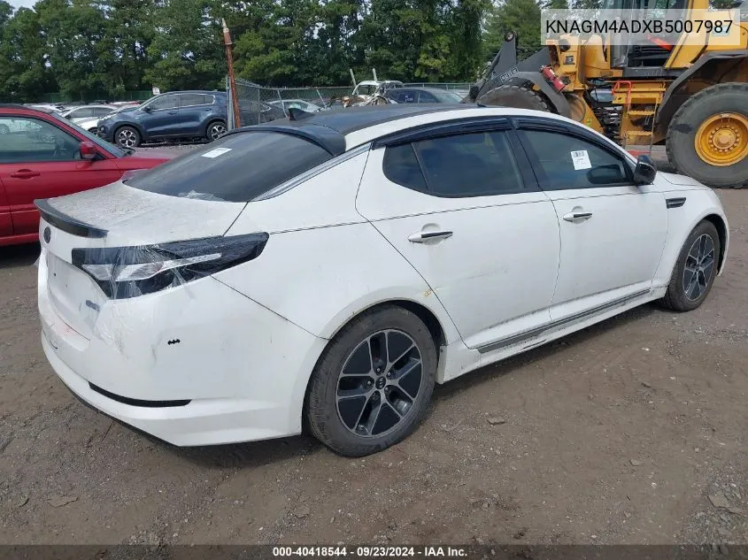 KNAGM4ADXB5007987 2011 Kia Optima Hybrid Ex