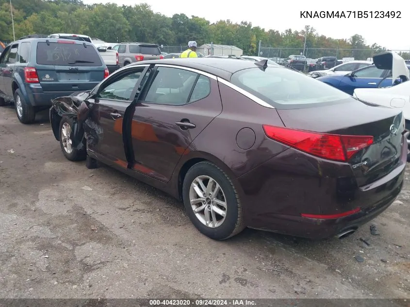 KNAGM4A71B5123492 2011 Kia Optima Lx