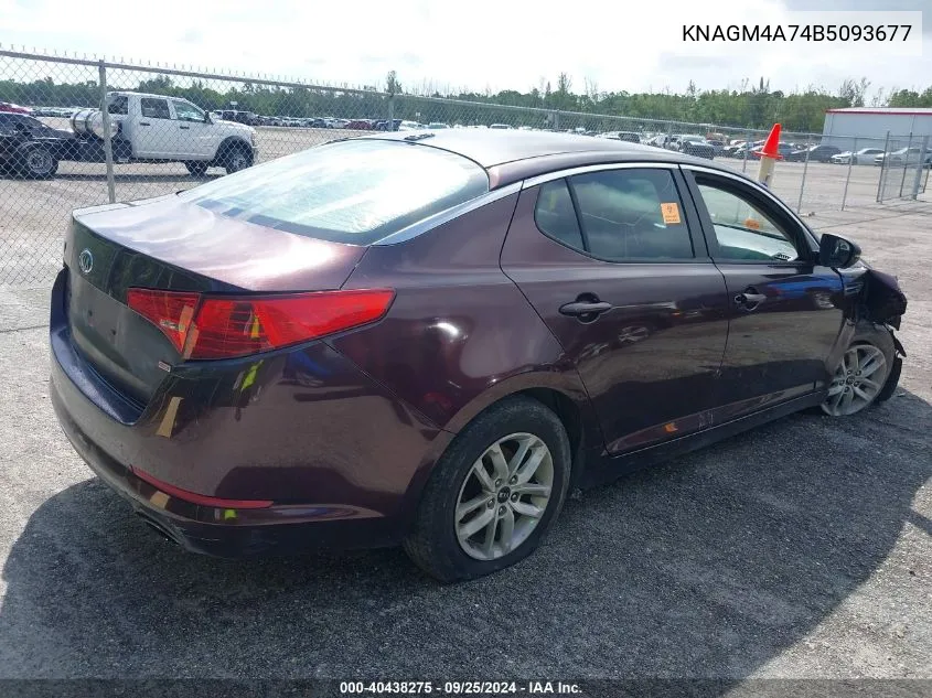 KNAGM4A74B5093677 2011 Kia Optima Lx