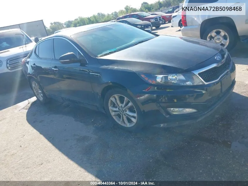 KNAGN4A72B5098468 2011 Kia Optima Ex