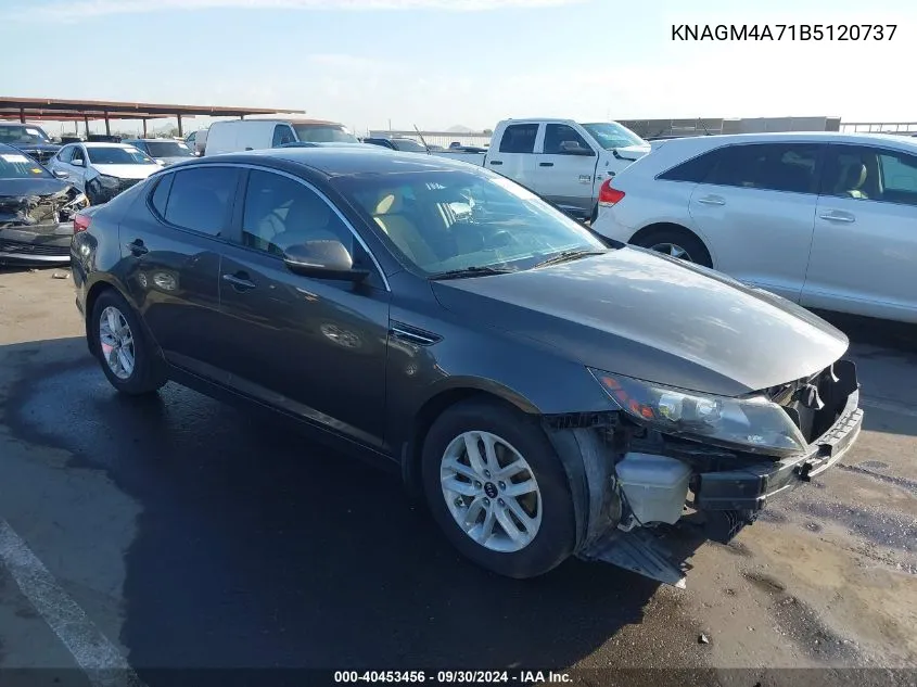 2011 Kia Optima Lx VIN: KNAGM4A71B5120737 Lot: 40453456