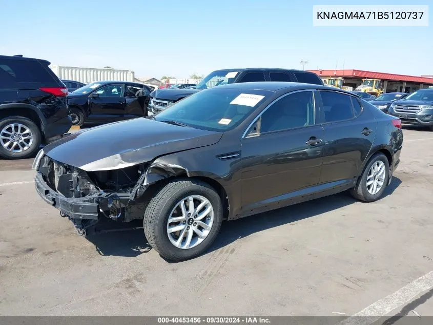 KNAGM4A71B5120737 2011 Kia Optima Lx