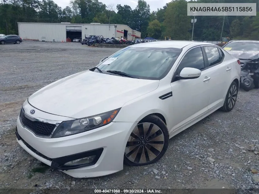 KNAGR4A65B5115856 2011 Kia Optima Sx