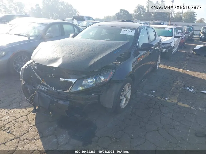 KNAGM4A7XB5167877 2011 Kia Optima Lx