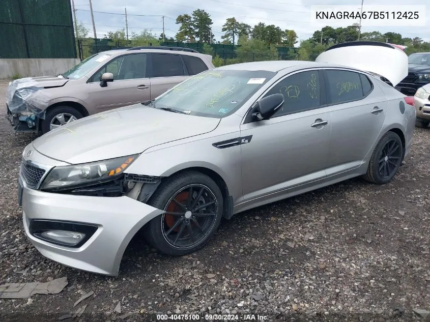 KNAGR4A67B5112425 2011 Kia Optima Sx