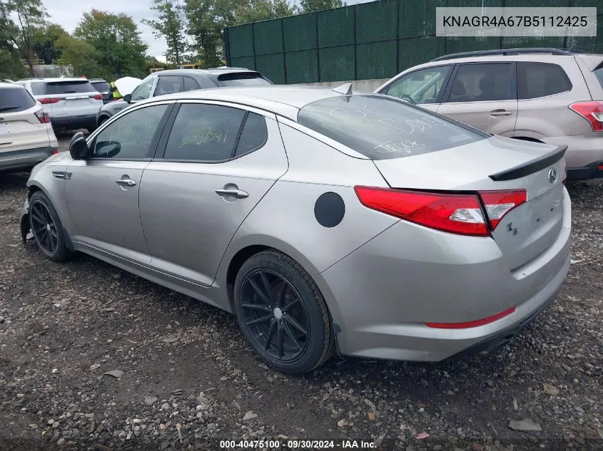 KNAGR4A67B5112425 2011 Kia Optima Sx