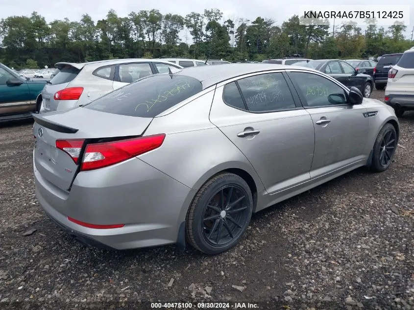 KNAGR4A67B5112425 2011 Kia Optima Sx