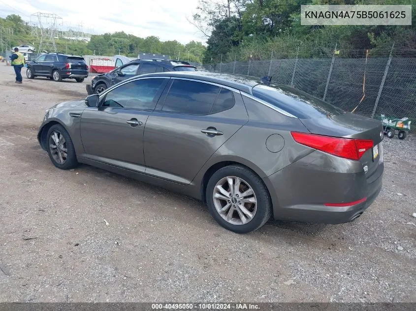 KNAGN4A75B5061625 2011 Kia Optima Ex