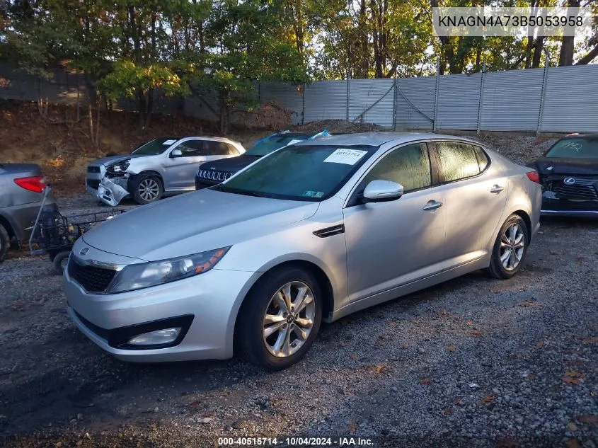 2011 Kia Optima Ex VIN: KNAGN4A73B5053958 Lot: 40515714