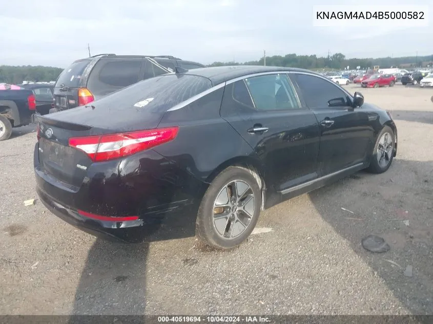 KNAGM4AD4B5000582 2011 Kia Optima Hybrid Ex