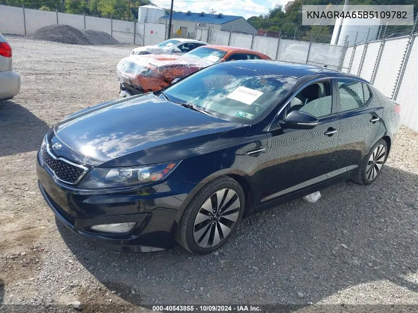 2011 Kia Optima Sx VIN: KNAGR4A65B5109782 Lot: 40543855