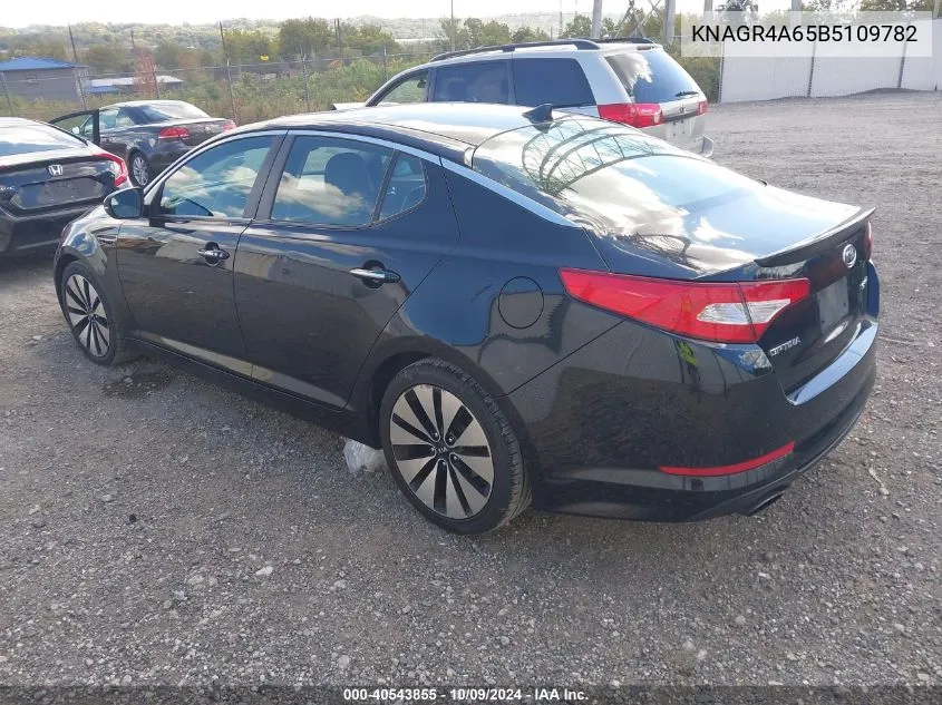 2011 Kia Optima Sx VIN: KNAGR4A65B5109782 Lot: 40543855