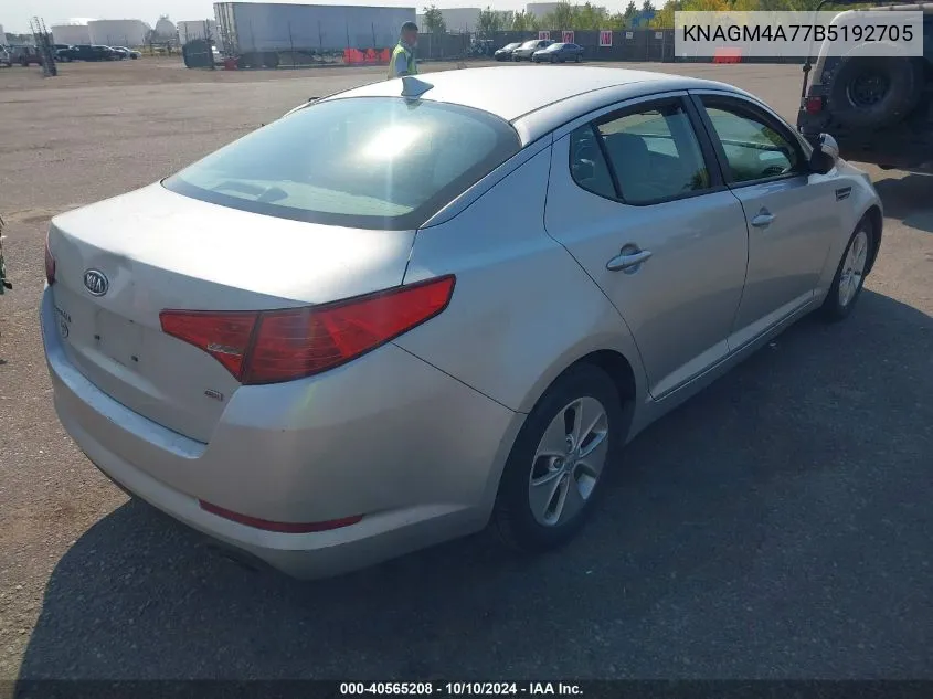 KNAGM4A77B5192705 2011 Kia Optima Lx