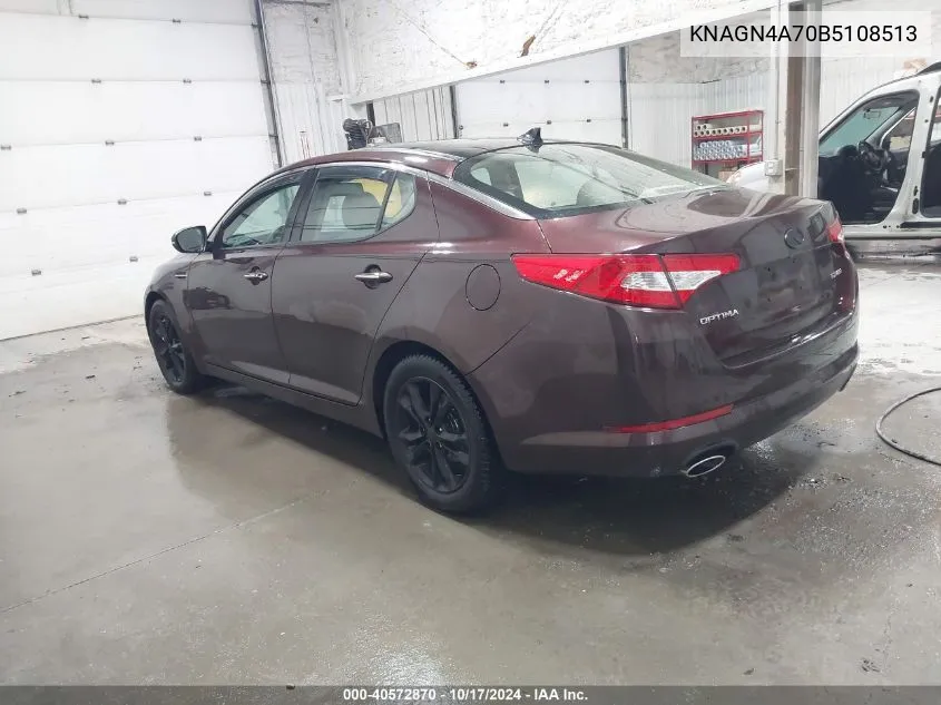 KNAGN4A70B5108513 2011 Kia Optima Ex