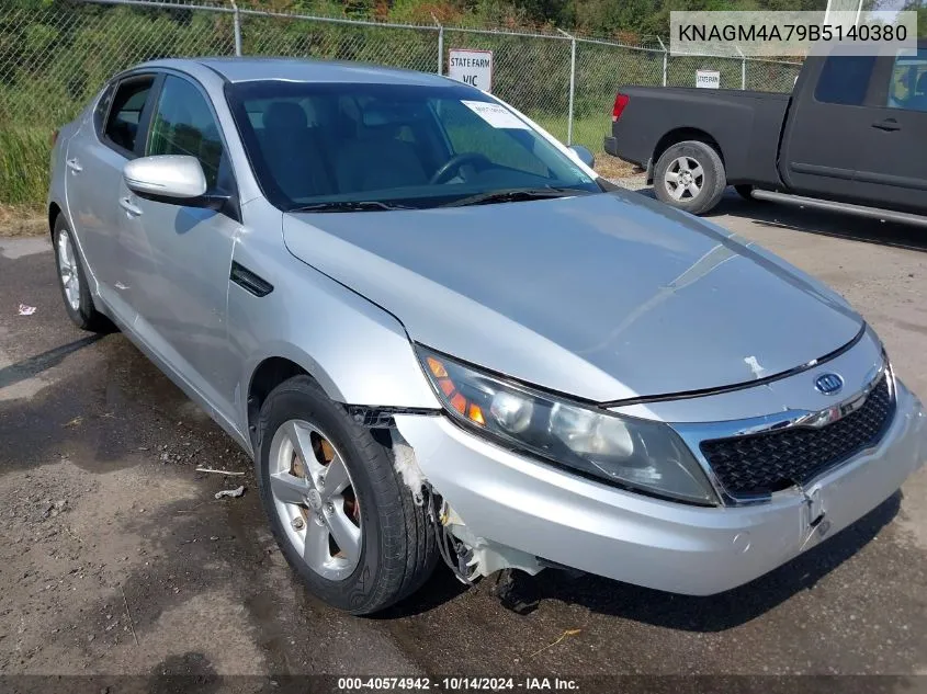 2011 Kia Optima Lx VIN: KNAGM4A79B5140380 Lot: 40574942