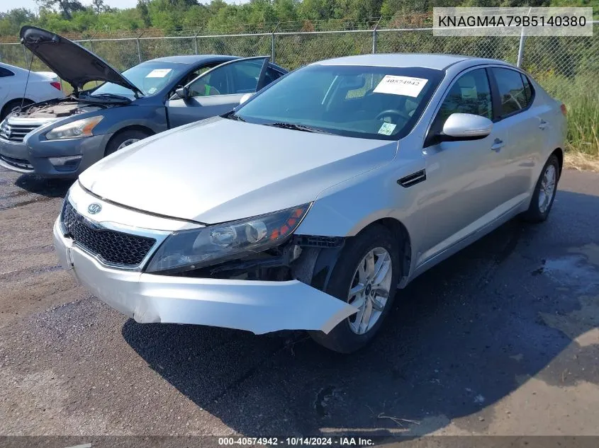 2011 Kia Optima Lx VIN: KNAGM4A79B5140380 Lot: 40574942