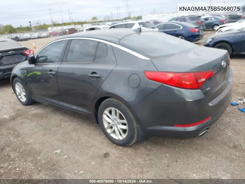 2011 Kia Optima Lx VIN: KNAGM4A75B5068075 Lot: 40579000