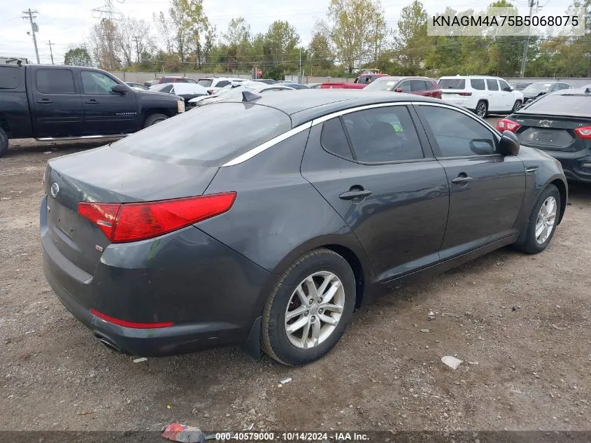 2011 Kia Optima Lx VIN: KNAGM4A75B5068075 Lot: 40579000