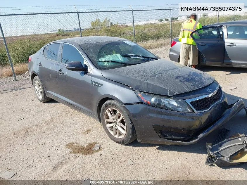 2011 Kia Optima Lx VIN: KNAGM4A73B5074375 Lot: 40579164