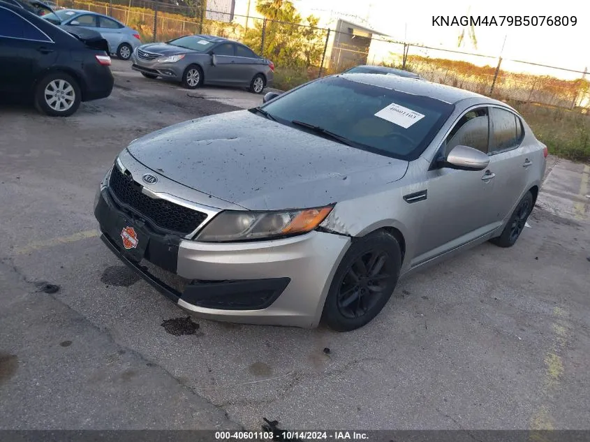 2011 Kia Optima Lx VIN: KNAGM4A79B5076809 Lot: 40601103