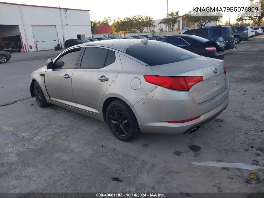 2011 Kia Optima Lx VIN: KNAGM4A79B5076809 Lot: 40601103