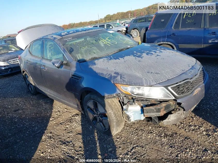 2011 Kia Optima Hybrid Ex VIN: KNAGM4AD6B5001183 Lot: 40660002