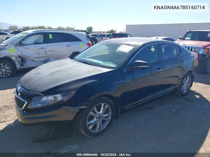 KNAGN4A67B5160714 2011 Kia Optima Ex Turbo