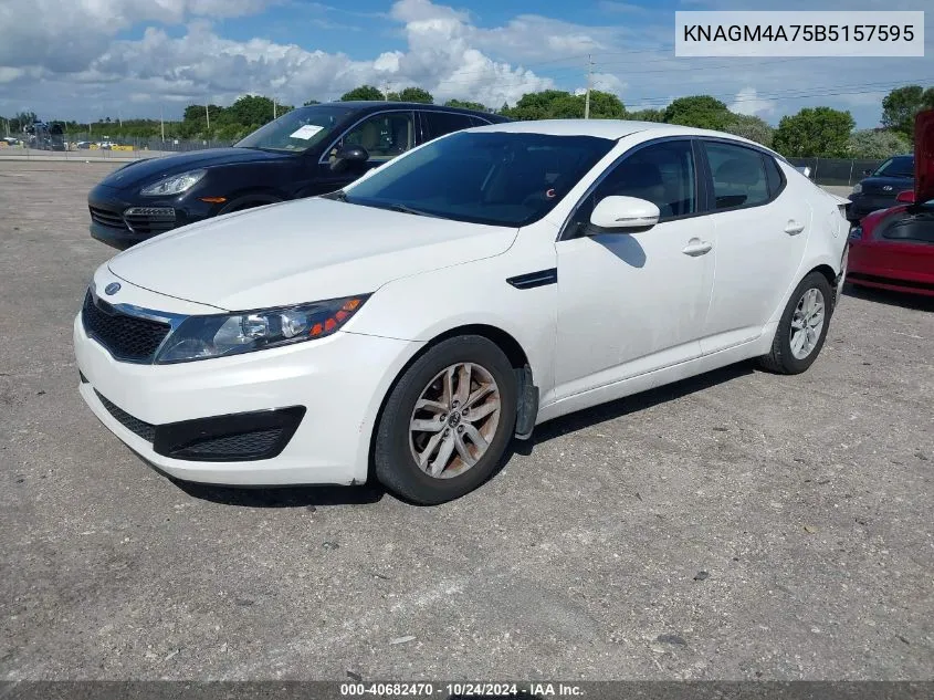 2011 Kia Optima Lx VIN: KNAGM4A75B5157595 Lot: 40682470