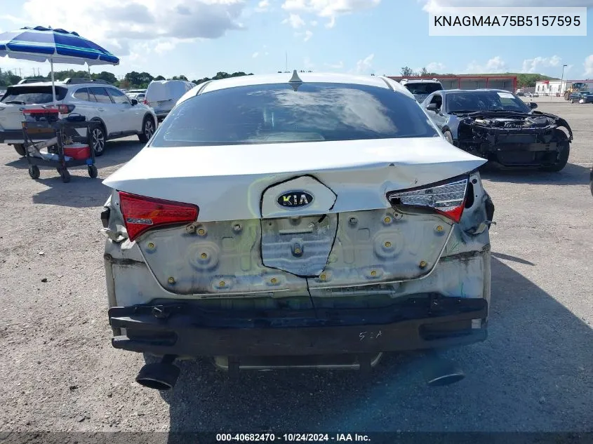 2011 Kia Optima Lx VIN: KNAGM4A75B5157595 Lot: 40682470