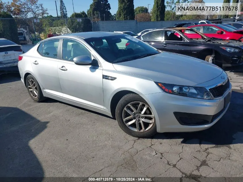 KNAGM4A77B5117678 2011 Kia Optima Lx