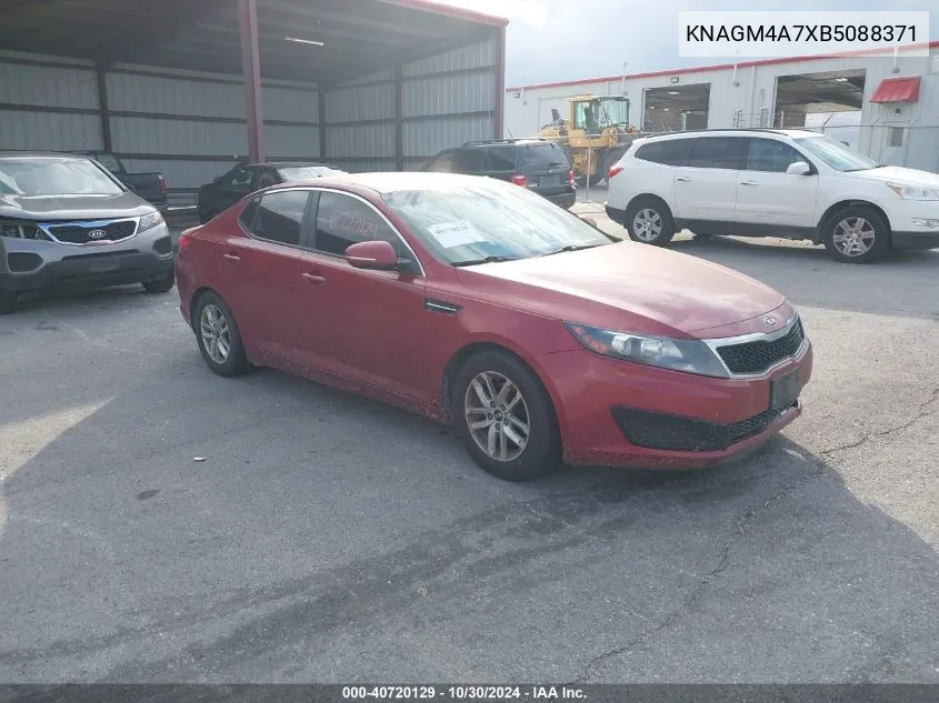 2011 Kia Optima Lx VIN: KNAGM4A7XB5088371 Lot: 40720129