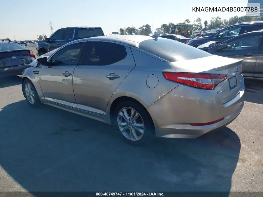 2011 Kia Optima Hybrid Ex VIN: KNAGM4AD4B5007788 Lot: 40749747