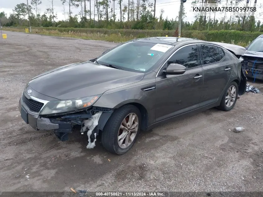 KNAGN4A75B5099758 2011 Kia Optima Ex