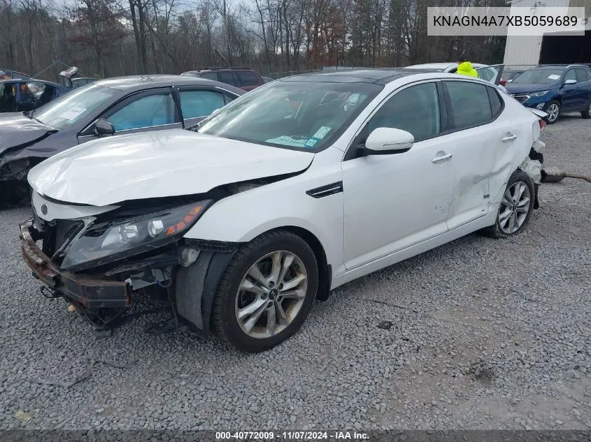 2011 Kia Optima Ex VIN: KNAGN4A7XB5059689 Lot: 40772009